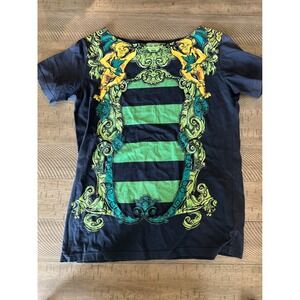 ARCHIVAL PRADA SS11 "Minimal Baroque" Cherub & Monkey Striped Te